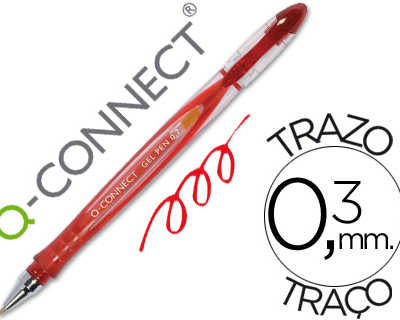 stylo-bille-q-connect-acriture-moyenne-0-5mm-corps-translucide-grip-caoutchouc-coloris-rouge