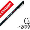 STYLO-FEUTRE STABILO OHP PEN P ERMANENT POINTE FINE 0.7MM ENCRE INDALABILE MULTI-SUPPORTS AGRAFE COLORIS NOIR