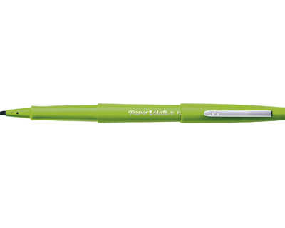 stylo-feutre-paper-mate-flair-original-pointe-moyenne-1mm-longue-durae-de-vie-coloris-vert-pomme