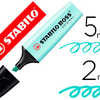 SURLIGNEUR STABILO BOSS PASTEL TRACA 2/5MM POINTE BISEAUTAE ENCRE BASE EAU RASISTANTE LUMIERE TOUCHE TURQUOISE