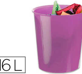 corbeille-apapier-q-connect-p-lastique-rasistant-16l-310x290mm-coloris-violet-translucide