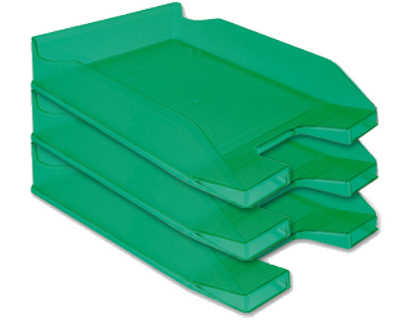 corbeille-acourrier-q-connect-polypropylene-documents-a4-240x320mm-empilable-350x255x65mm-coloris-vert-transparent