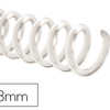 SPIRALE Q-CONNECT PLASTIQUE TR ANSPARENT RELIEUR PAS 32 5:1 40F CALIBRE 1.8MM DIAMETRE 8MM