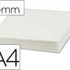 CARTON PLUME LIDERPAPEL A4 APA ISSEUR 3MM UNICOLORE BLANC