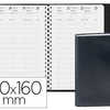 AGENDA QUO VADIS PRESTIGE PLANNING 16 S IMPALA 90X160MM 1 SEMAINE 2 PAGES COLORIS NOIR