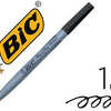 MARQUEUR BIC PERMANENT MARKING 1445 TRACA 1MM ENCRE BASE ALCOOL INODORE CORPS PLASTIQUE MULTIUSAGE COLORIS NOIR