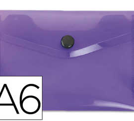 pochette-enveloppe-liderpapel-polypropylene-180-microns-a6-148x105mm-50f-fermeture-bouton-transparent-frosty-violet