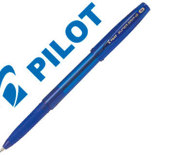 stylo-bille-pilot-super-grip-g-cap-pointe-moyenne-coloris-bleu