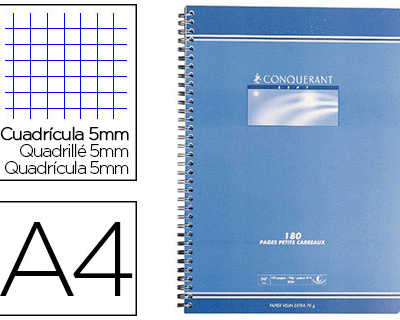 cahier-conquarant-sept-reliure-intagrale-couverture-offset-a4-21x29-7cm-180-pages-70g-5x5mm