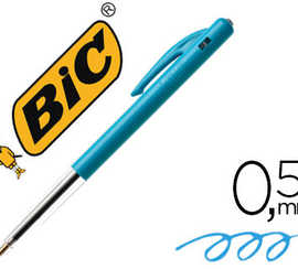 stylo-bille-bic-m10-criture-m-oyenne-0-5mm-encre-classique-clip-retractable-c-t-stylo-couleurs-assorties-bo-te-de-50u