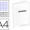 CAHIER PIQUA CONQUARANT CLASSI QUE COUVERTURE POLYPROPYLENE RIGIDE TRANSPARENTE A4 21X29,7CM 96 PAGES 90G 5X5MM INCOLORE