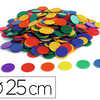 JETON DE TRI OZ INTERNATIONAL DIAMÈTRE 25MM 6 COLORIS ASSORTIS OPAQUES LOT 500 UNITÉS