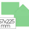 ENVELOPPE GOMMÉE LIDERPAPEL PA PIER OFFSET C5 157X225MM 80G/M2 COLORIS VERT POCHETTE 9U PATTE RABAT TRIANGULAIRE