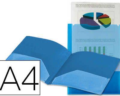 pochette-liderpapel-kangourou-double-personnalisation-polypropyl-ne-transparent-a4-400mc-porte-documents-coloris-bleu