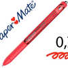 STYLO-BILLE PAPER MATE INKJOY GEL RATRACTABLE ACRITURE MOYENNE 0.3MM ENCRE DOUCE GRIP COLORIS ROUGE