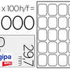 ATIQUETTE ADHASIVE APLI AGIPA MULTI-USAGE 70X29.7MM TOUTE IMPRIMANTE BOÎTE 3000 UNITAS