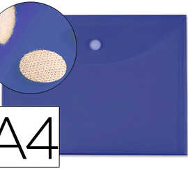 pochette-enveloppe-liderpapel-polypropylene-180-microns-a4-297x210mm-fermeture-velcro-coloris-bleu-fonca