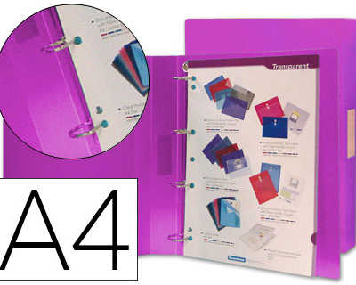 classeur-liderpapel-4-anneaux-25mm-a4-260x315mm-polypropylene-dos-40mm-porte-cartes-visite-coloris-violet