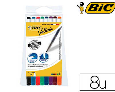 marqueur-bic-velleda-1721-effa-cable-pointe-ogive-1mm-encre-alcool-sans-odeur-corps-plastique-pochette-8-unitas