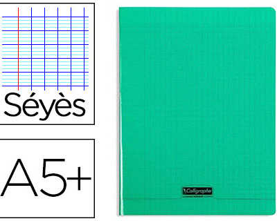 cahier-piqua-clairefontaine-co-uverture-polypropylene-transparente-a5-17x22cm-96-pages-90g-sayes-coloris-vert
