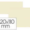 ENVELOPPE OXFORD VALIN 110X220 MM 120G COLORIS VANILLE ATUI 20 UNITAS