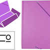 CHEMISE LIDERPAPEL CARTON REMB ORDA DOS FLEXIBLE A4+ 320X240MM 3 RABATS ALASTIQUE COLORIS LILAS