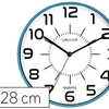 HORLOGE UNILUX POP QUARTZ HAUT E PRACISION SILENCIEUSE PILE 1,5V AA FOURNIE DIAMETRE 28CM LISIBILITA 30M BLEU