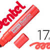 MARQUEUR PENTEL N50XL PERMANEN T POINTE CONIQUE EXTRA-LARGE CORPS ALUMINIUM ENCRE ASOLVANT INDALABILE TOUT SUPPORT ROUG