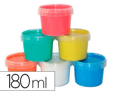 peinture-relief-culture-club-p-ailletae-coloris-rouge-vert-bleu-jaune-orange-blanc-lot-6-pots-180g-6-spatules-offertes