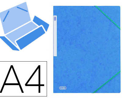 chemise-carton-elba-recycl-ca-rte-pellicul-e-a4-210x297mm-5-10e-390g-tiquette-dorsale-aspect-marbr-bleu-azurant