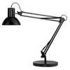 LAMPE LED UNILUX ARCHITECTE SU CCESS BRAS DOUBLE TRIPLE ARTICULATION PIVOT SUR SOCLE ROBUSTE PINCE FOURNIE COLORIS NOIR