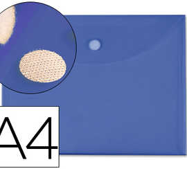 pochette-enveloppe-liderpapel-polypropylene-180-microns-a4-297x210mm-fermeture-velcro-coloris-bleu