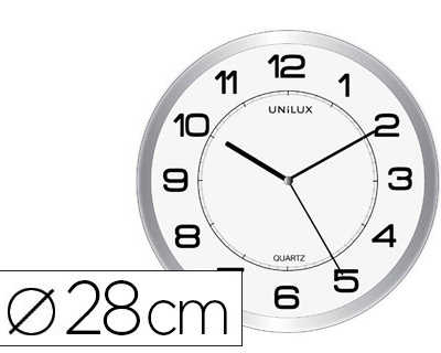 horloge-unilux-pop-quartz-haut-e-pracision-silencieuse-pile-1-5v-aa-fournie-diametre-28-5cm-lisibilita-30-metres-gris
