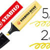 SURLIGNEUR STABILO BOSS PASTEL TRACA 2/5MM POINTE BISEAUTAE ENCRE UNIVERSELLE BASE EAU RASISTANTE LUMIERE CREME JAUNE