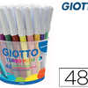 FEUTRE COLORIAGE GIOTTO TURBO MAXI ULTRA LAVABLE TESTA DERMATOLOGIQUEMENT POINTE BLOQUAE POT 48 UNITAS